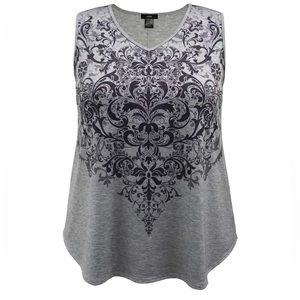 Leebe • Gray & Purple • Graphic Tank